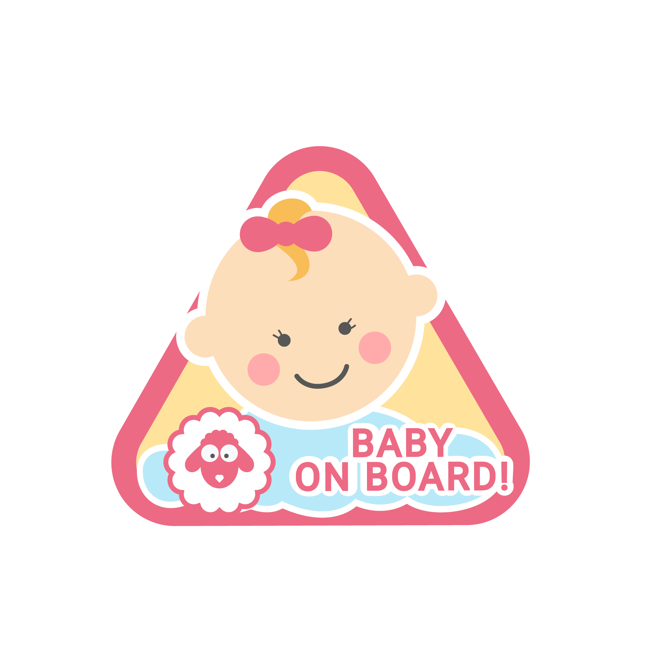 Baby on board girl